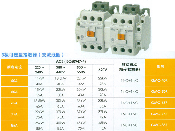 
���ࣺLS����
С�ࣺ3�������ͽӴ���
���ƣ�40,50,65,75,85A-������Ȧ
